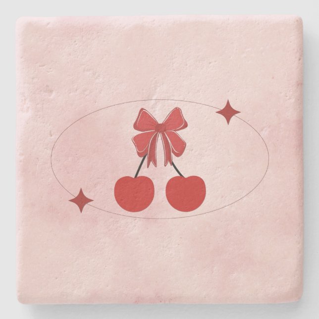 Cherry Stone Coaster (Front)