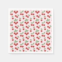 Cherry Sweet Baby Shower Napkins