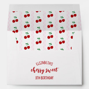 Cherry Sweet Birthday Envelope