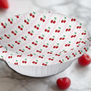 Cherry Sweet Birthday Paper Plate