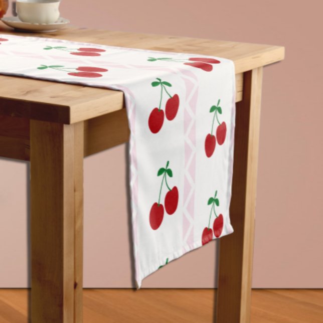Cherry Sweet Birthday Short Table Runner (Creator Uploaded)
