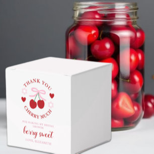 Cherry Sweet Bridal Shower Favour Box