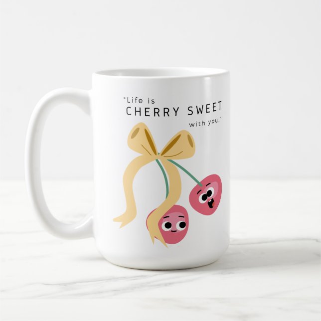 CHERRY SWEET COFFEE MUG (Left)