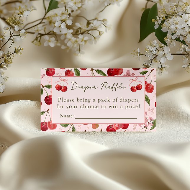 Cherry Sweet - Diaper Raffle Card (Creator Uploaded)