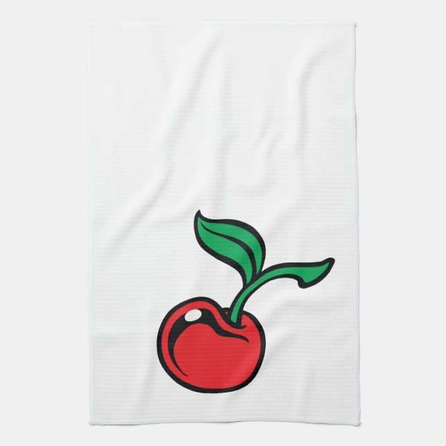 Cherry Tea Towel (Vertical)