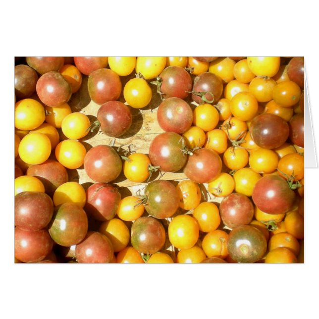 Cherry Tomato Blank Card (Front Horizontal)