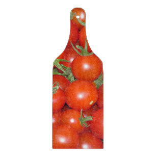 Cherry Tomato Harvest Glass Cutting Board
