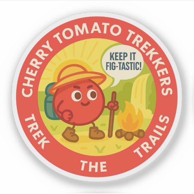 Cherry Tomato Trekkers Trek The Trails (Front)