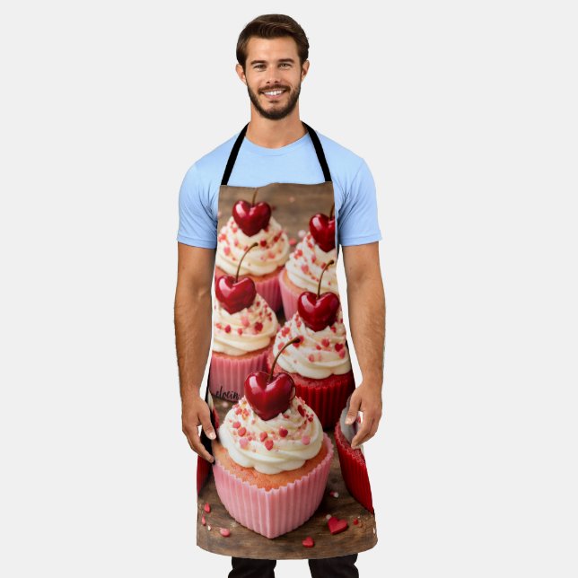 Cherry top apron (Worn)