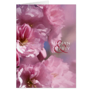 cherry tree blossoms wedding thanks any occasion