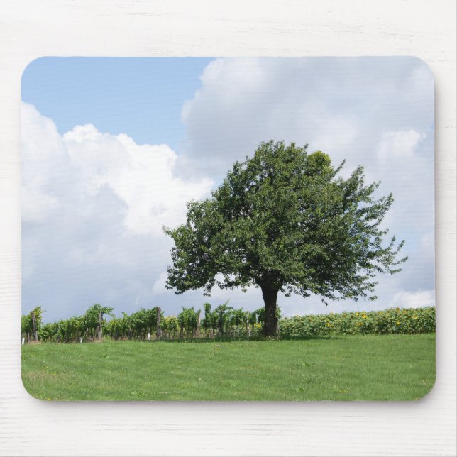 Cherry Tree In Summer Mouse Pad (Front)