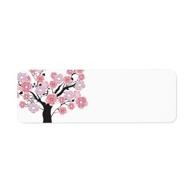 Cherry tree Label Return Address Label (Front)