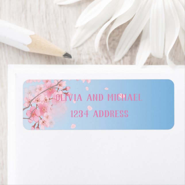 Cherry tree return address label (Insitu)