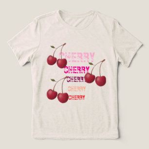 cherry Tri-Blend shirt