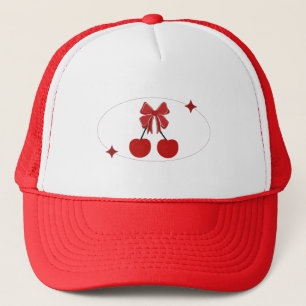 Cherry Trucker Hat