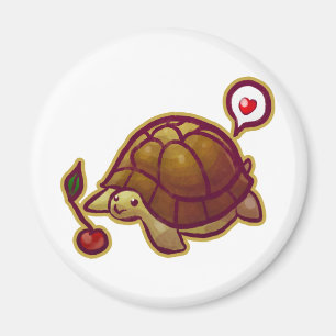 Cherry Turtle Magnet