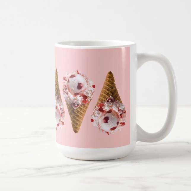 Cherry Vanilla Ice Cream Coffee Mug (Right)