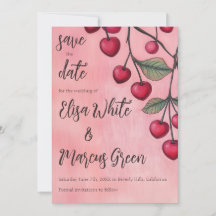 Cherry Vibes Custom Wedding Engagement 