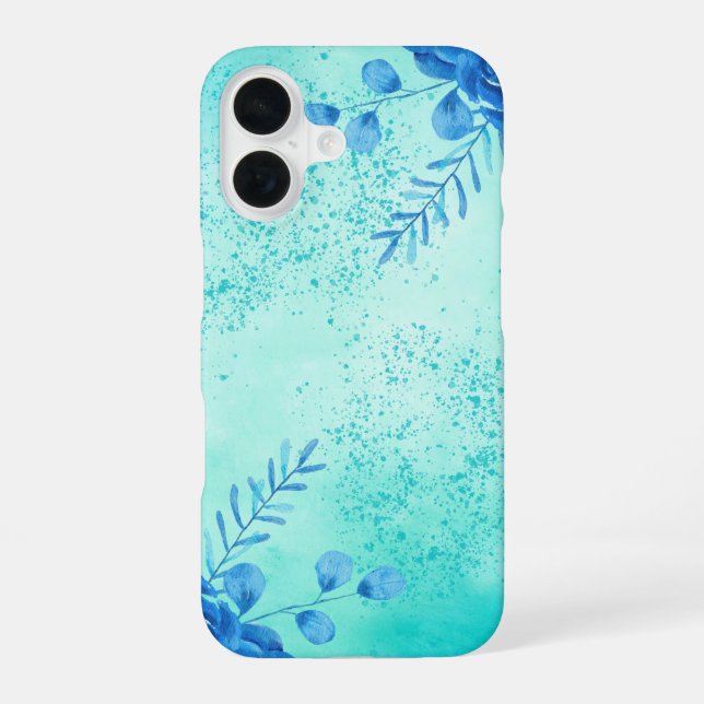 Cherry watercolor flowers |  iPhone 16 case (Back)