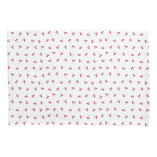 Cherry (White) Pillowcase (Front)