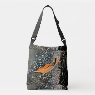 cherry wood underwater mermaid crossbody bag