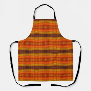 Cherry Wood Watercolor Art Apron