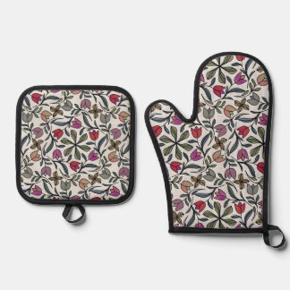 Cherrypetal Plover Oven Mitt & Pot Holder Set