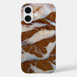 Chert and Quartz Rock Texture iPhone 16 Case