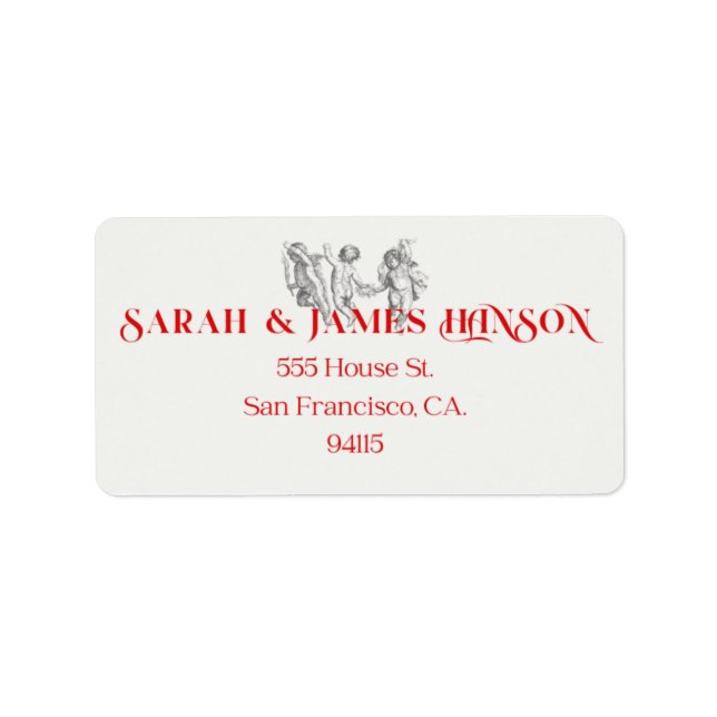 Cherub Address Label (Front)