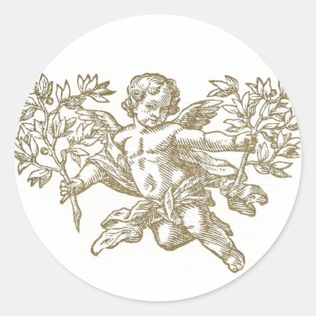 Cherub Amgel <white> Envelope Sticker (Front)