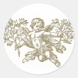 Cherub Amgel <white> Envelope Sticker