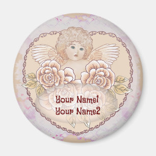 Cherub Angel Heart Magnet