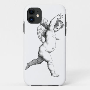 cherub angel line art iPhone 11 case