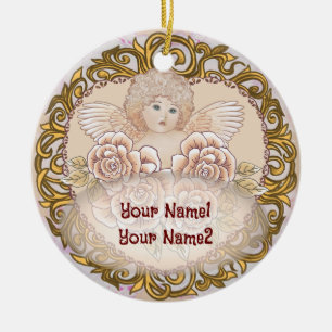 Cherub Angel wedding ornament