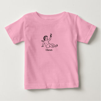 Cherub Angel with flower Baby T-Shirt