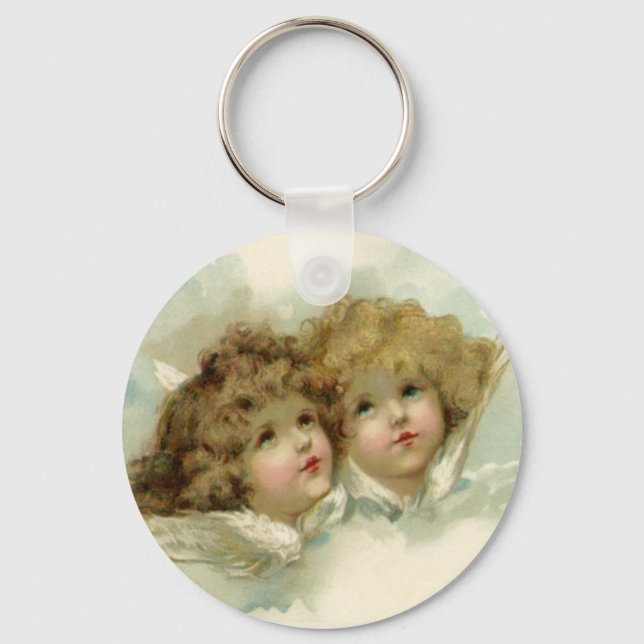Cherub Angels Key Ring (Front)