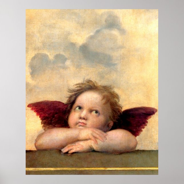 Cherub by Raphael Poster (Front)