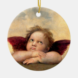 Cherub Ceramic Ornament