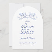 Cherub Cupid Couple Holding Heart Wedding