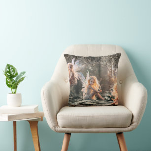 Cherub Fairy Cushion