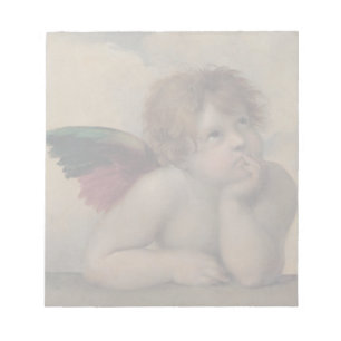 Cherub from Sistine Madonna by Raphael Notepad