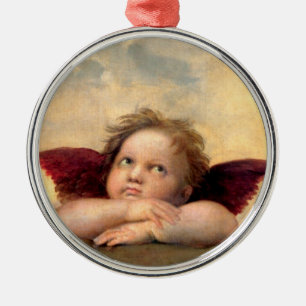 Cherub Metal Tree Decoration