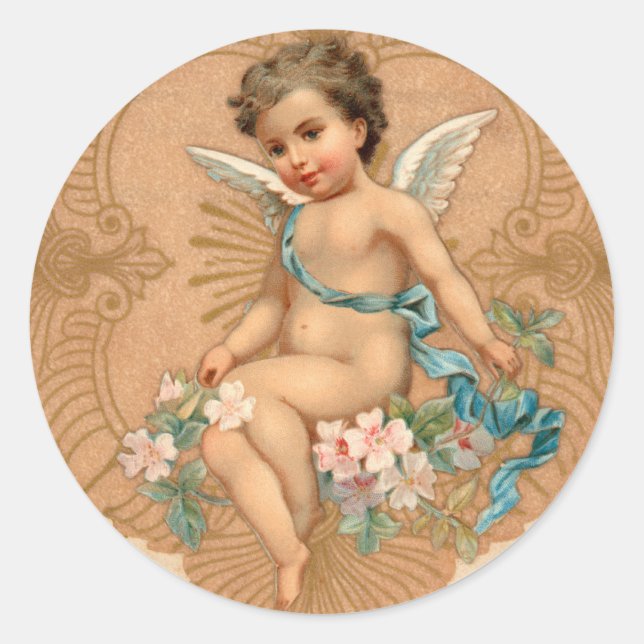 Cherub Valentines Day Stickers (Front)