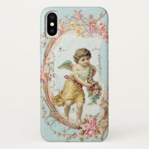 Cherub with Flowers iPhone X Case