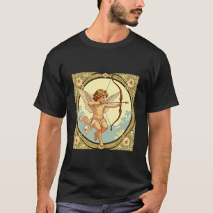 Cherubic Figure with A Garland of Tiny Flowers T-Shirt