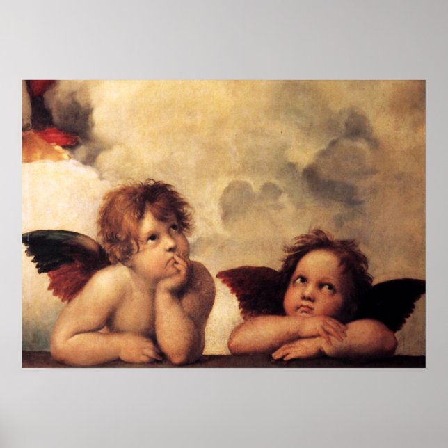 Cherubim by Raphael Poster (Front)
