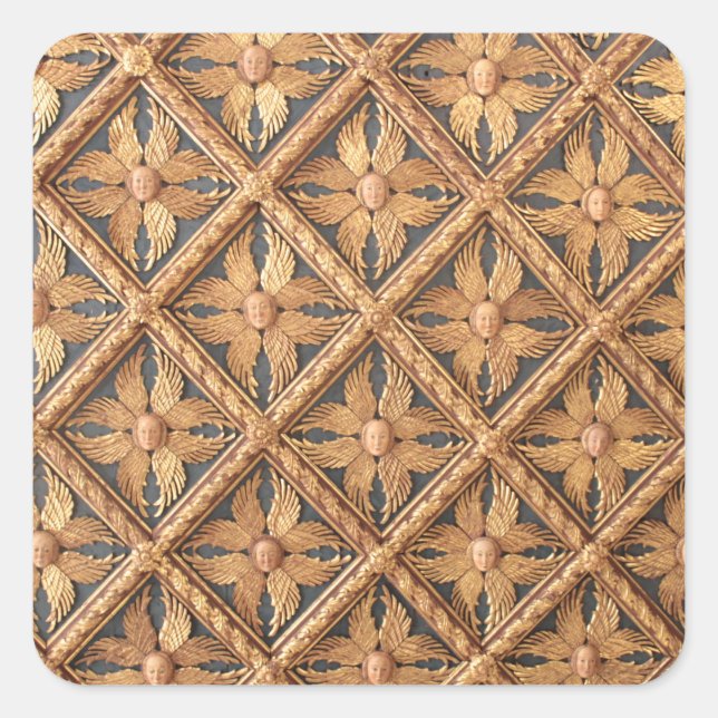 Cherubim. Venezia Italia. Gallerie dell'Accademia  Square Sticker (Front)