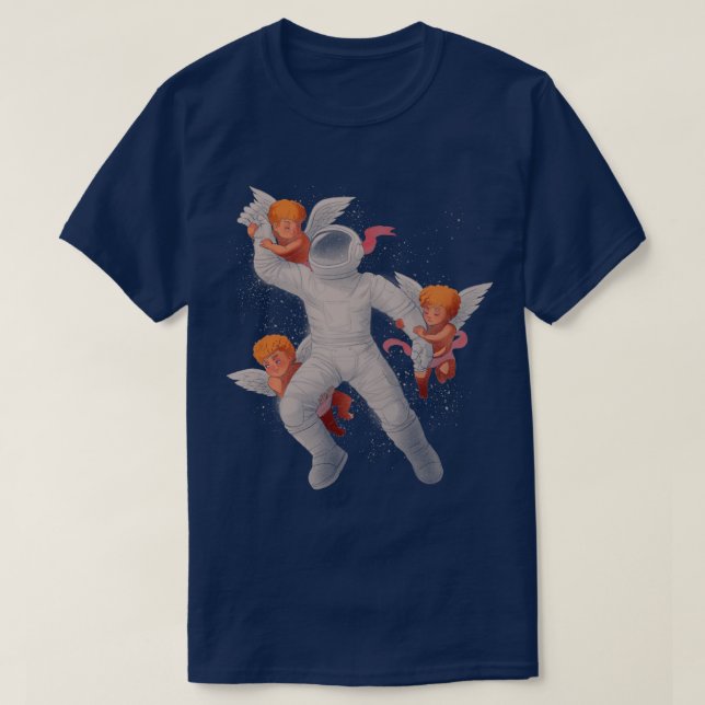 Cherubs Astronaut by Tobe Fonseca T-Shirt (Design Front)