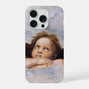Cherubs, winged Angels painting by Raffael  iPhone 15 Pro Case