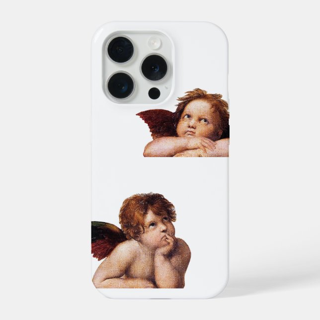 Cherubs, winged Angels painting by Raffael  iPhone Case (Back)